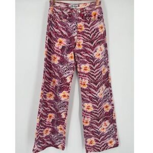 I.AM.GIA Floral Zebra Jeans